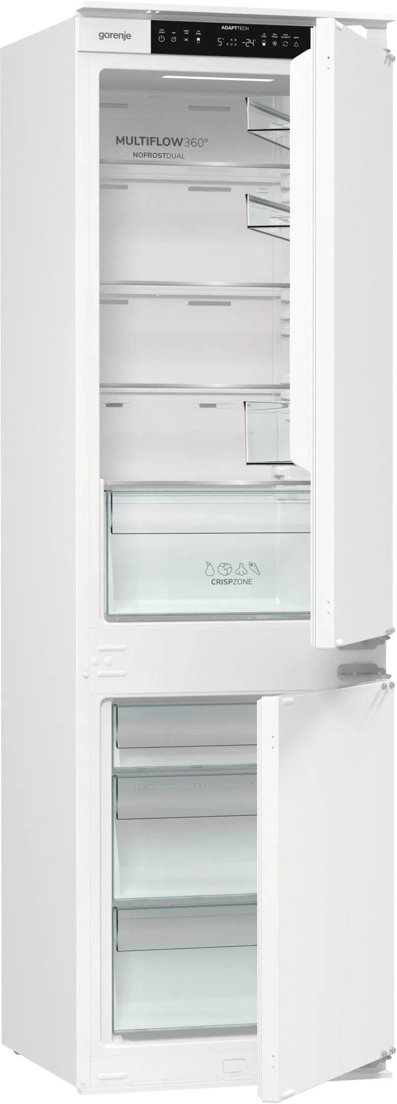 Hisense Gorenje DA EB-Kühl/Gefrierkombi Schlepptür NRKI517E41 Bauform=Einbaugerät Nutzinhalt