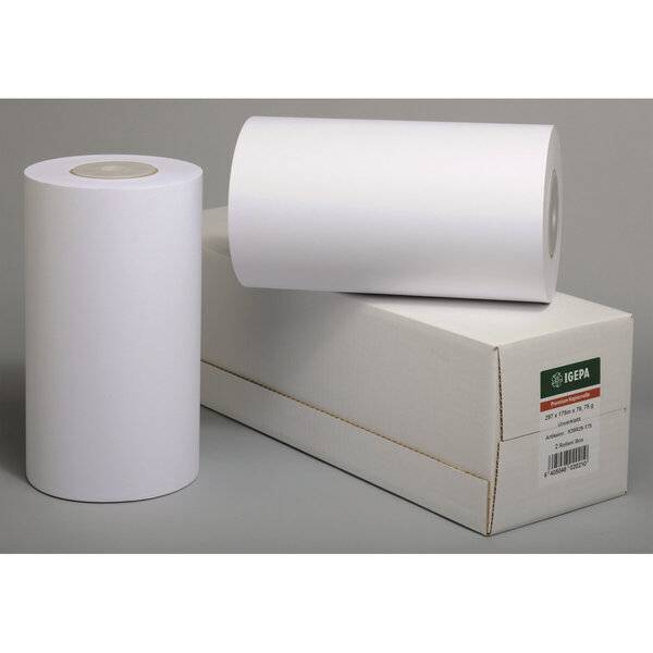 Plotterpapier - 841 mm x 175 m 75 g/qm weiß.