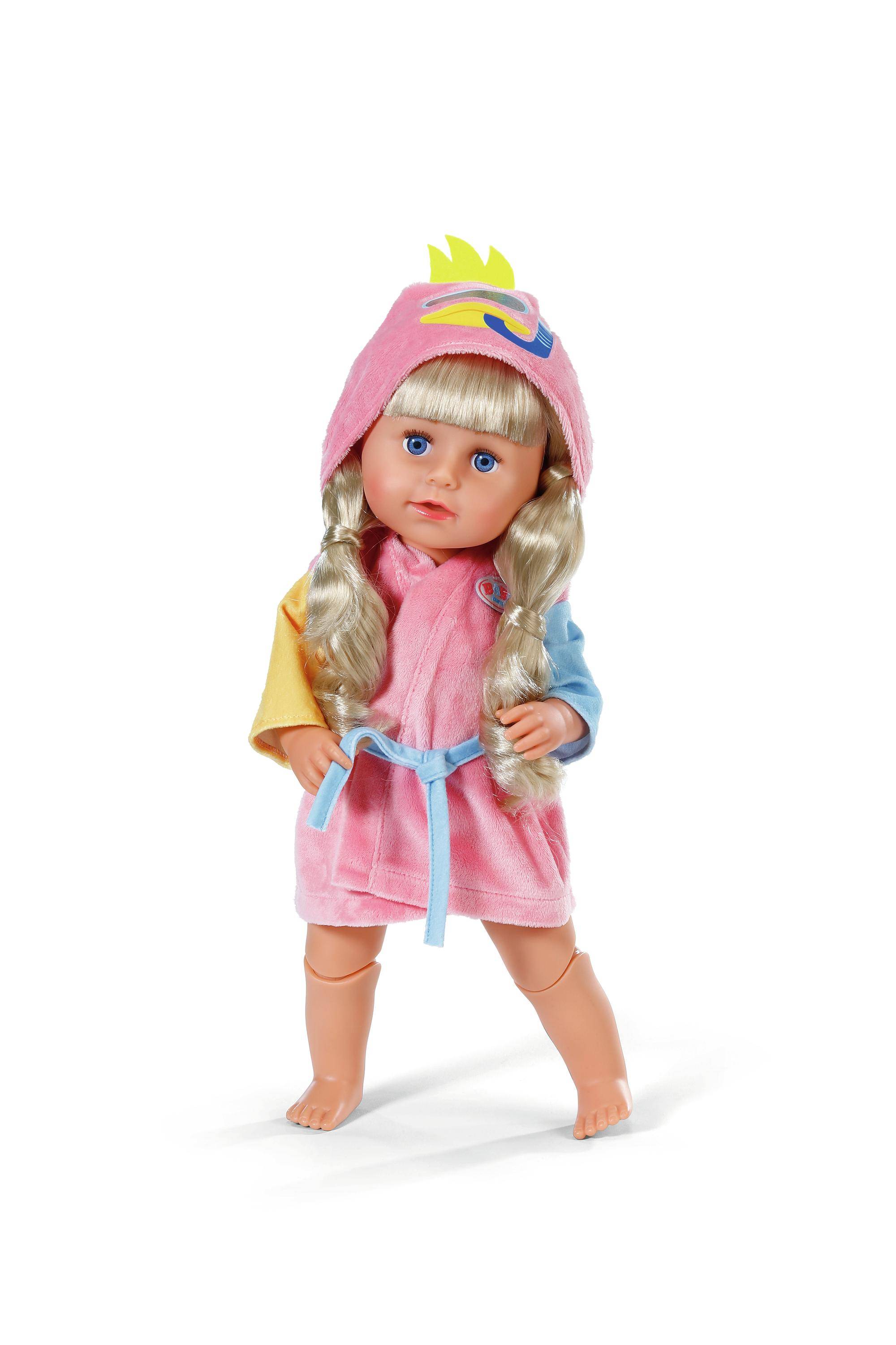 Zapf BABY born Bath Bathrobe 43cm, Puppenbademantel, 3 Jahr(e)