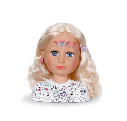 Zapf BABY born Styling Head Paint Artist, Make-up-/Styling-Puppenkopf, Weiblich, 3 Jahr(e), Junge/Mädchen, Mehrfarbig