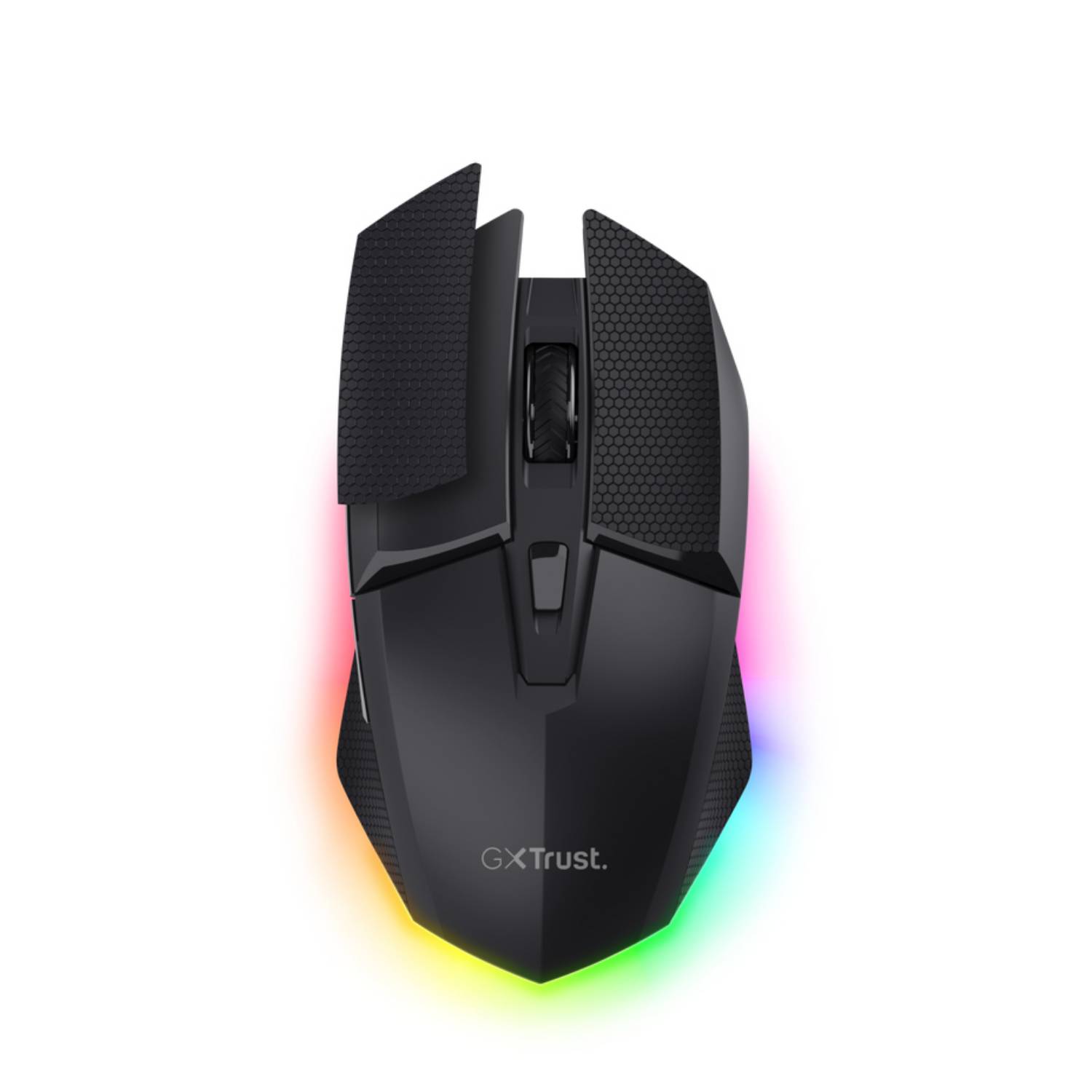 Trust GXT 122 Felox+, rechts, Optisch, RF Wireless + Bluetooth, 10000 DPI, Schwarz