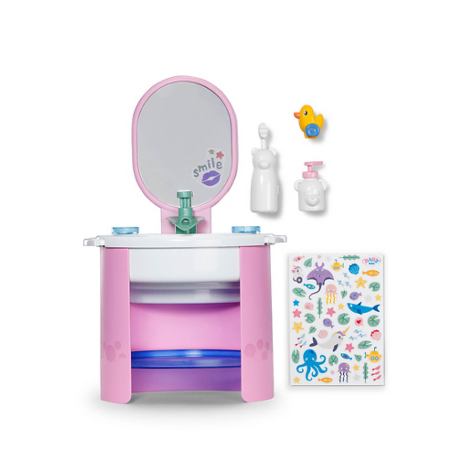 Zapf BABY born @ Washbasin, Puppen-Waschbecken, 3 Jahr(e)