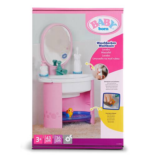 Zapf BABY born @ Washbasin, Puppen-Waschbecken, 3 Jahr(e)