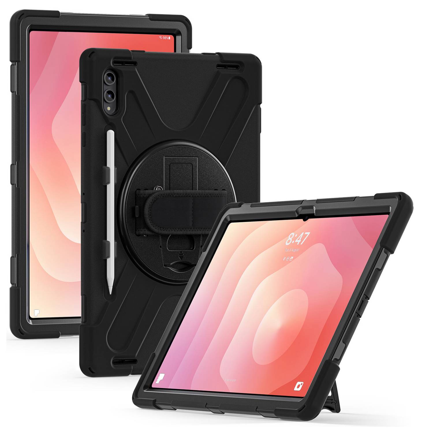 4smarts Rugged Case Grip für Samsung Galaxy Tab S11 Ultra