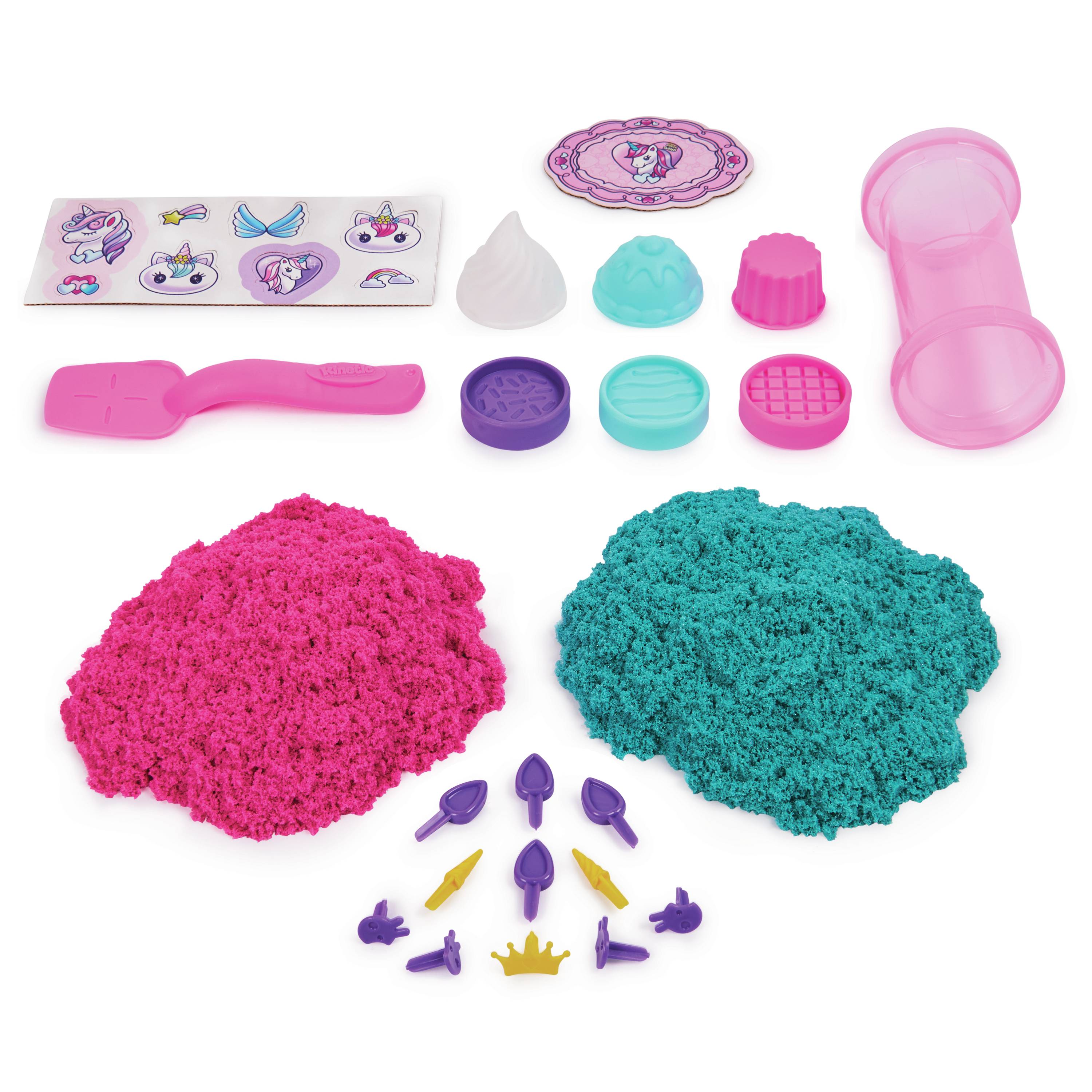 Spin Master Kinetic Sand Einhorn Back Set, Kinetischer Sand für Kinder, 3 Jahr(e), Kunststoff, Mehrfarbig