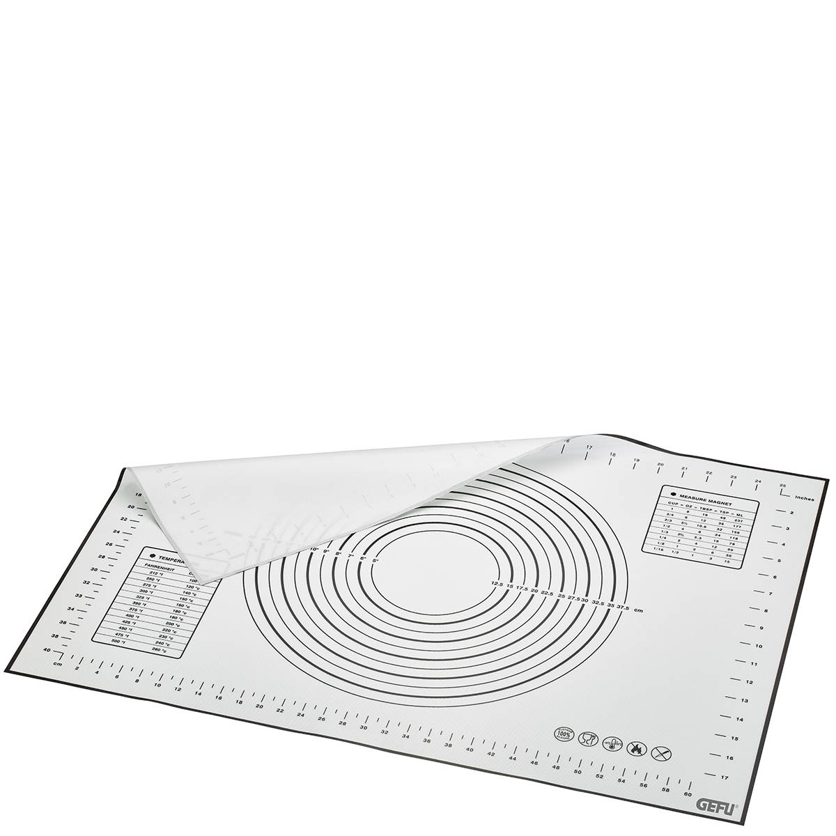 GEFU PAD, Backmatte, Silikon, Elfenbein, -40 - 230 °C, 500 mm, 700 mm
