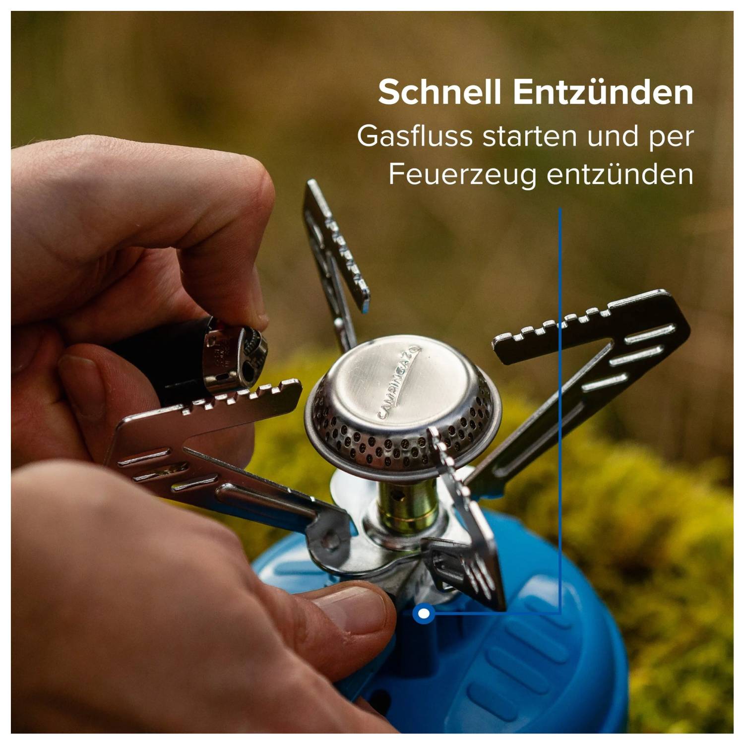 Camping Gaz Campingaz 2230063, Flüssiger Brennstoff-Herd, 1 Zone(n), 280 g