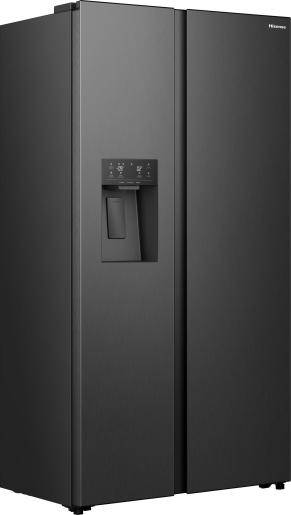 Side by Kühlschrank RS5P528STFE ?R, Freistehend, Amerikanische Tür, Schwarz, 2 T