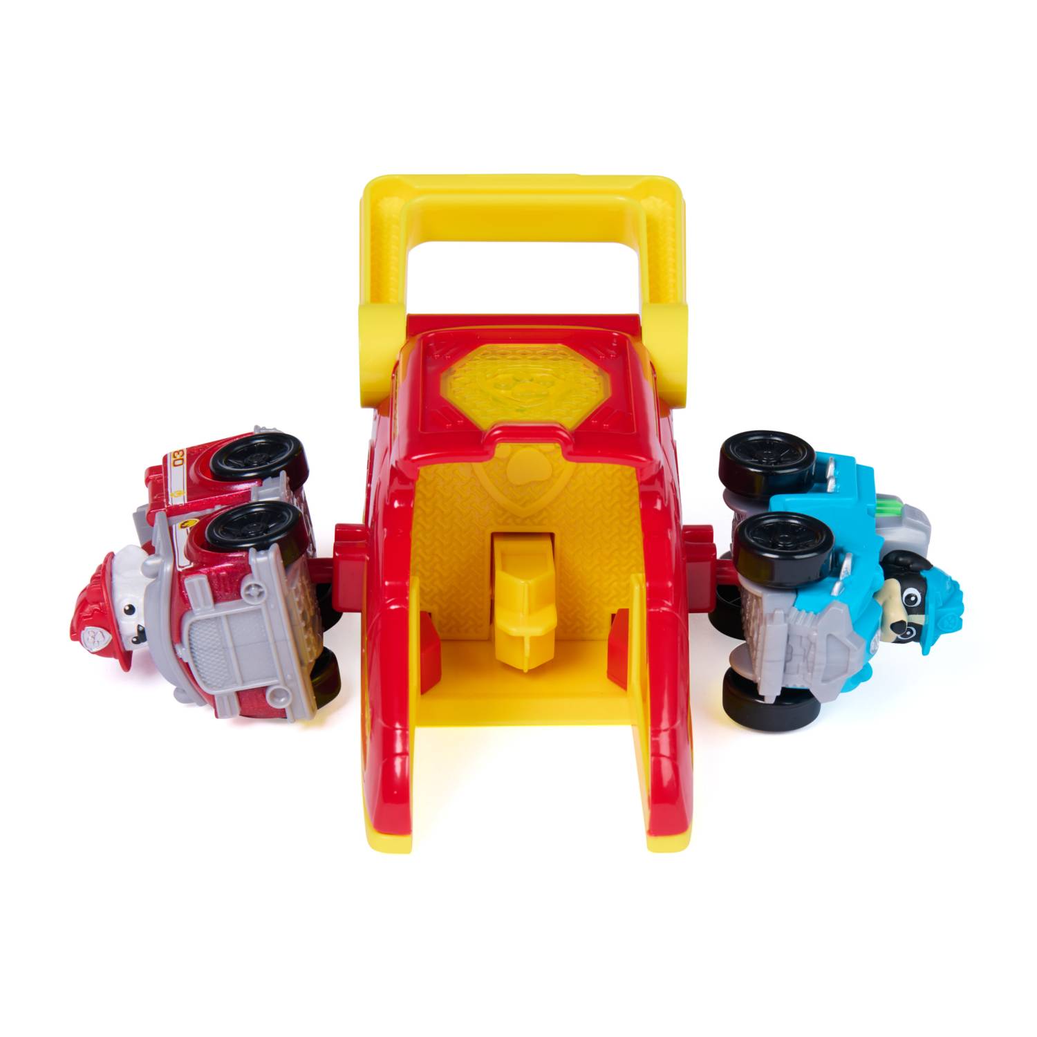 Spin Master PAW Patrol – Pup Squad Launcher mit Marshall & Rex Fahrzeugen, Auto, 3 Jahr(e), Kunststoff, Mehrfarbig