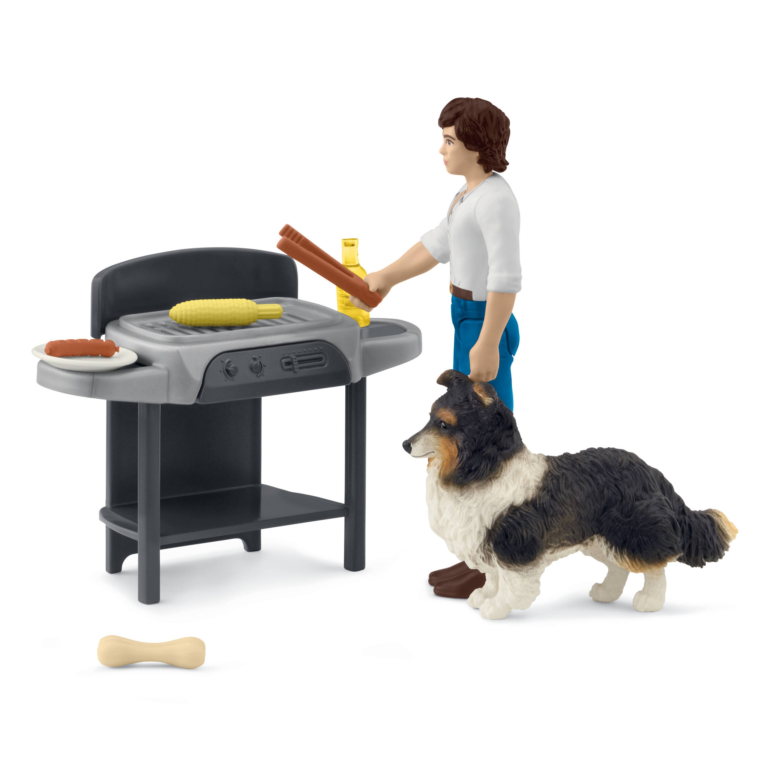 Schleich HORSE CLUB Barbecue mit Tom, Tier, Horses, Pocket Sets, 5 Jahr(e), Mehrfarbig