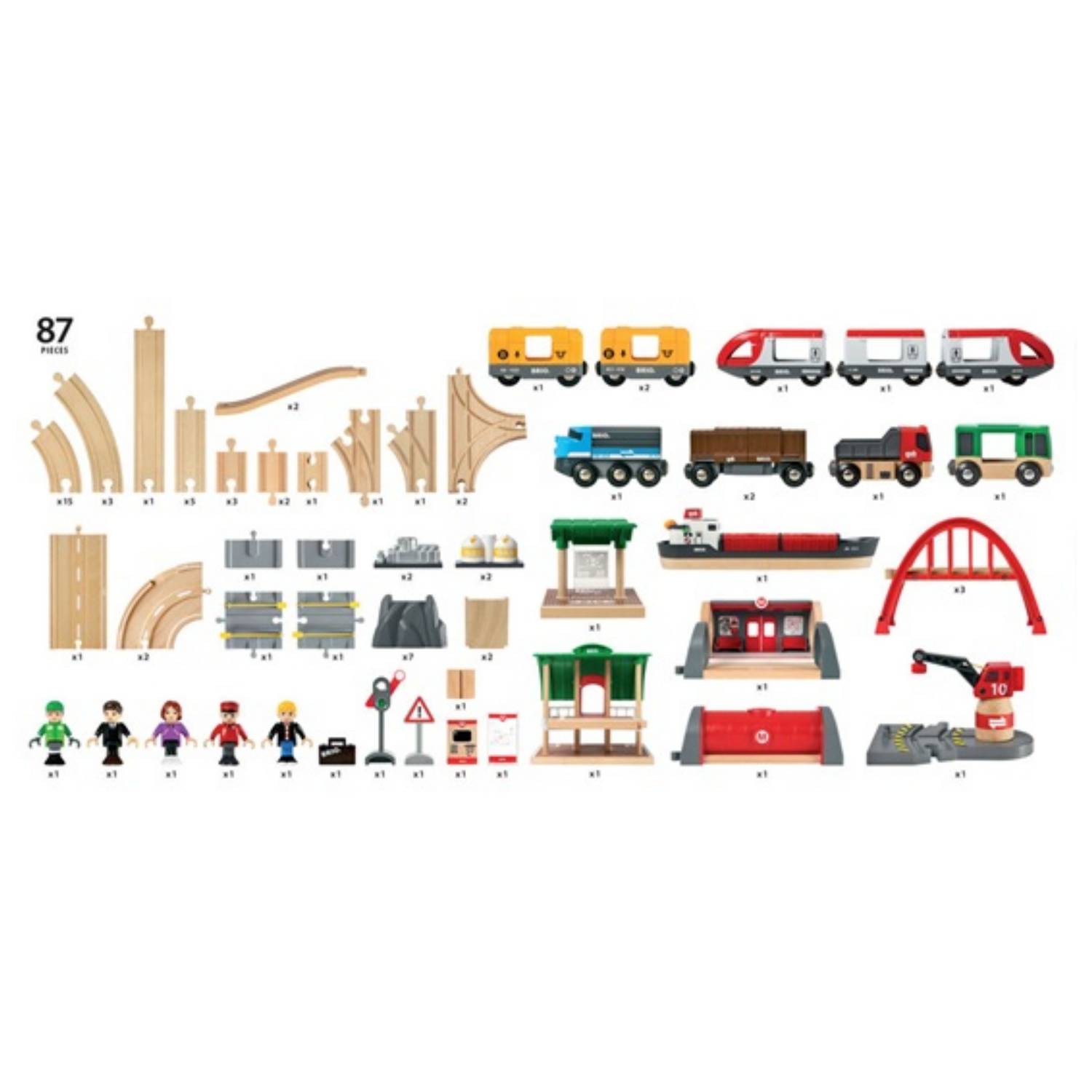 BRIO 33052, Zug, Travel, 0,3 Jahr(e), LR44, Mehrfarbig