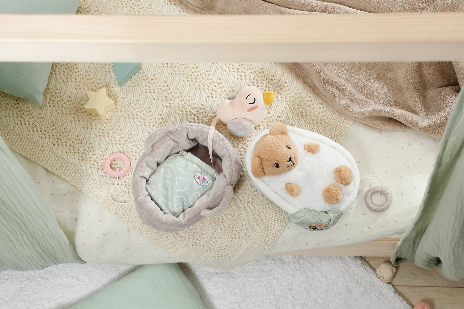Zapf BABY born 839331, Spielzeug-Ente, Mit Ton