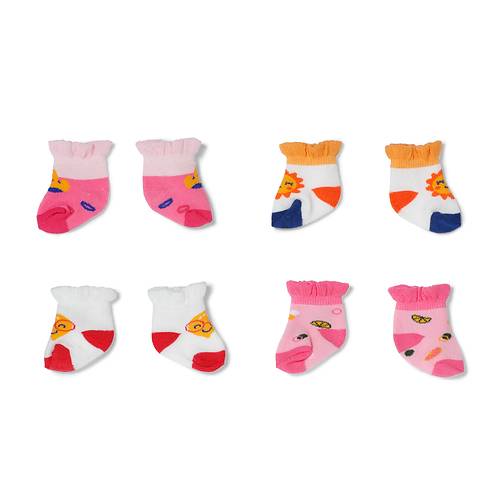 Zapf BABY born Socks 2 assorted 43cm, Puppensocken, 3 Jahr(e)