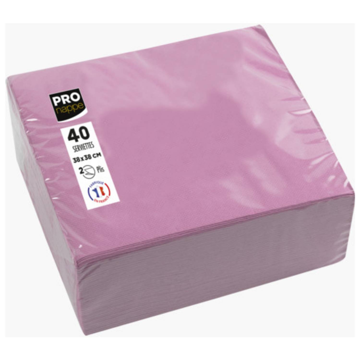 PROnappe SV623841I, Pink, Powder pink, Quadratisch, 380 mm, 380 mm, 203 g