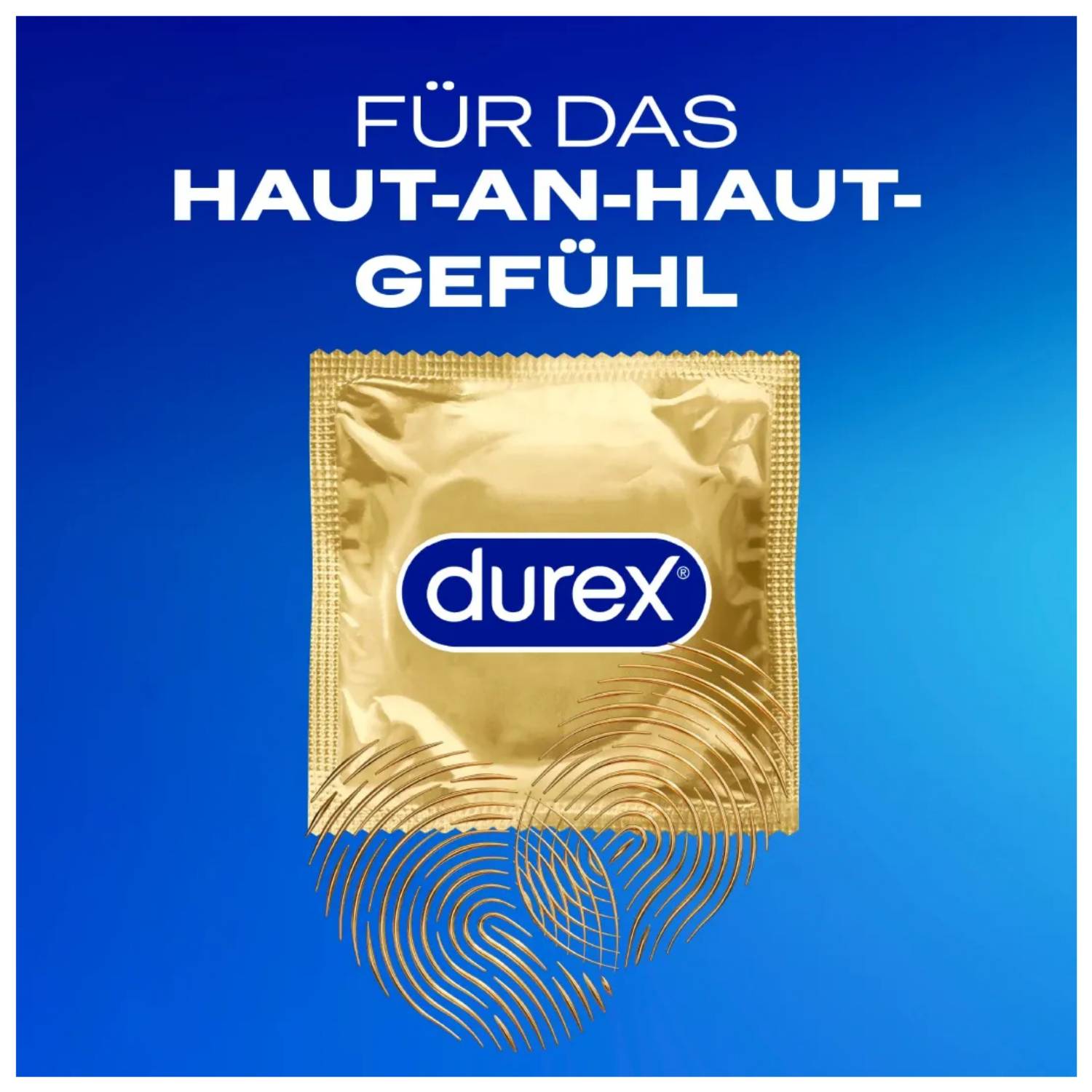 Durex Hautnah Latexfrei 10 Stück, Männliches Kondom, weich, Transparent, Polyisopren, Regelmäßig, 56 mm