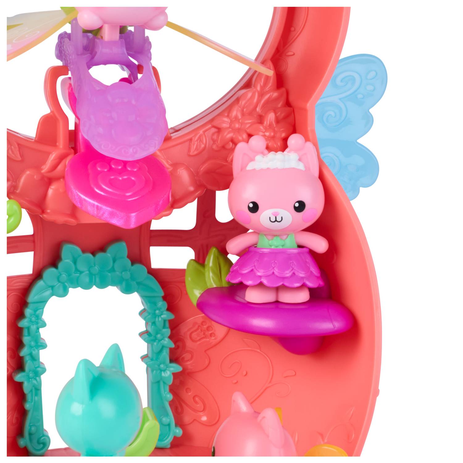 Spin Master Gabby's Dollhouse – Flutter Fairy Spielset mit Ring und 12 Teilen, 340 g