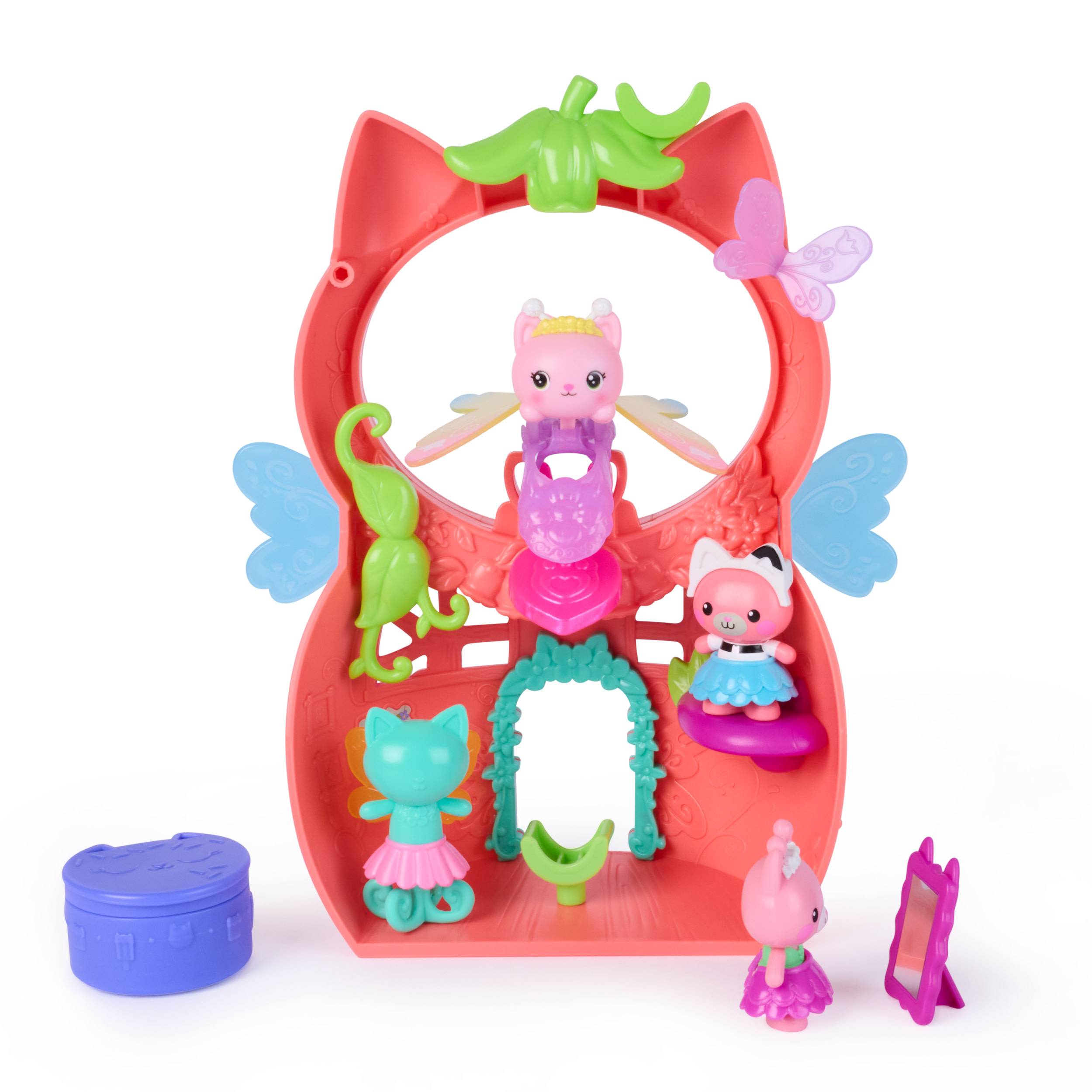 Spin Master Gabby's Dollhouse – Flutter Fairy Spielset mit Ring und 12 Teilen, 340 g