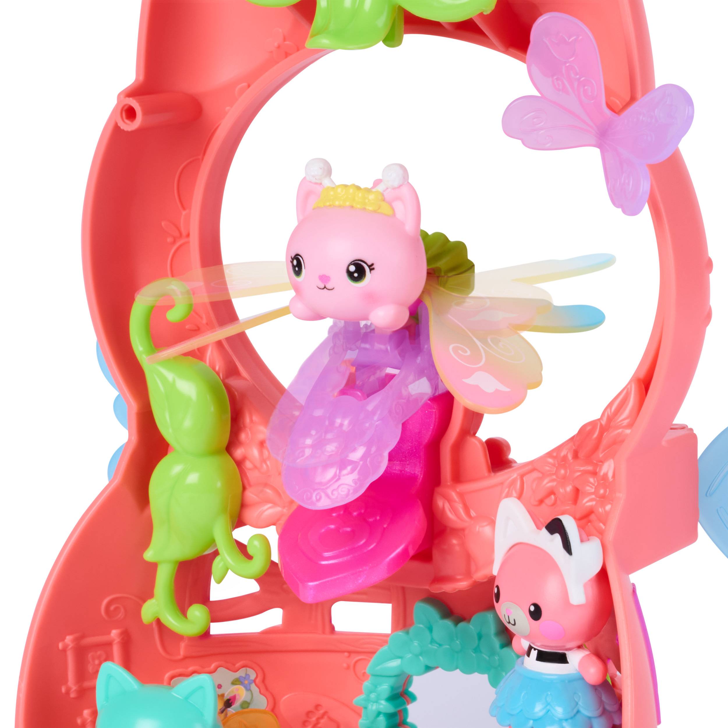 Spin Master Gabby's Dollhouse – Flutter Fairy Spielset mit Ring und 12 Teilen, 340 g