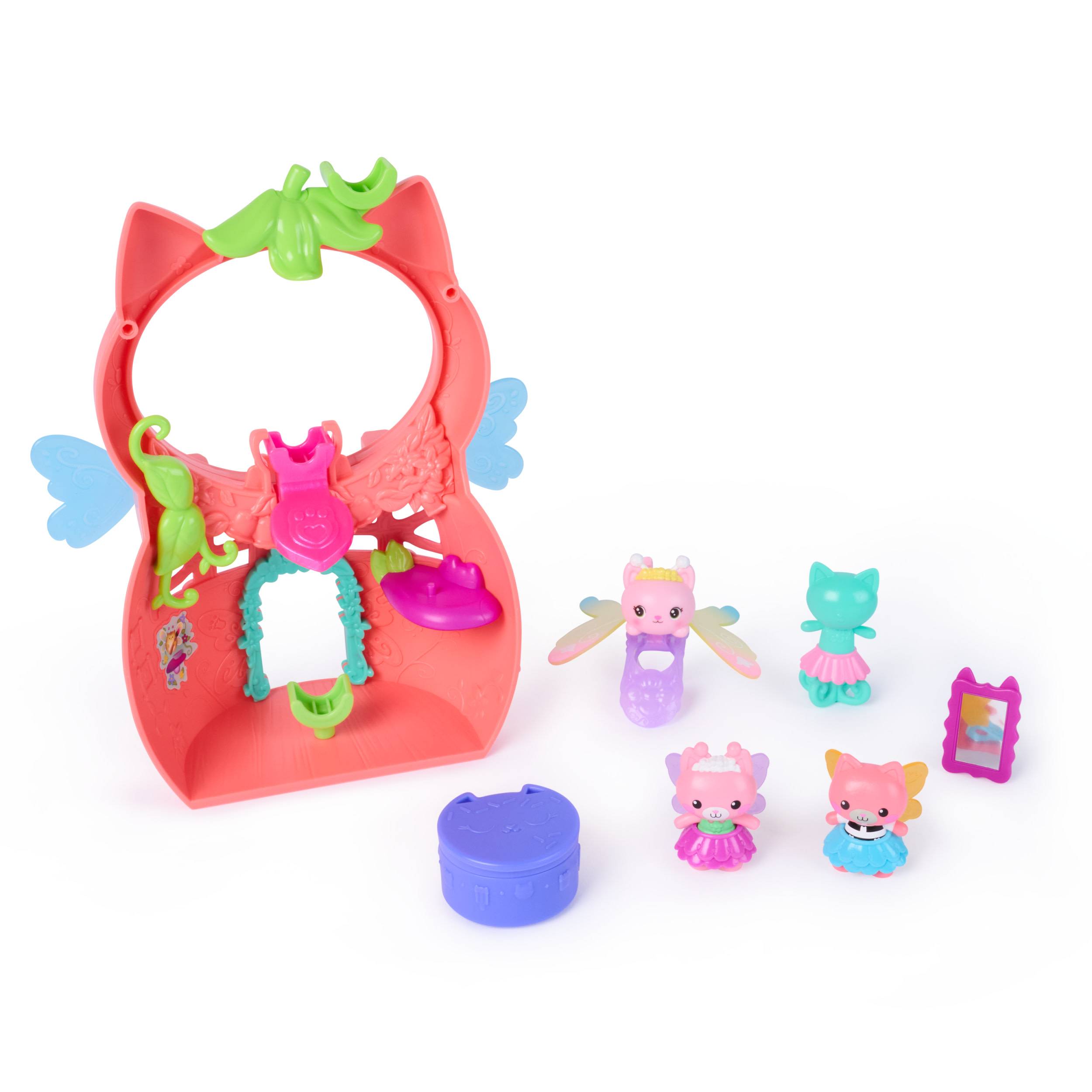 Spin Master Gabby's Dollhouse – Flutter Fairy Spielset mit Ring und 12 Teilen, 340 g