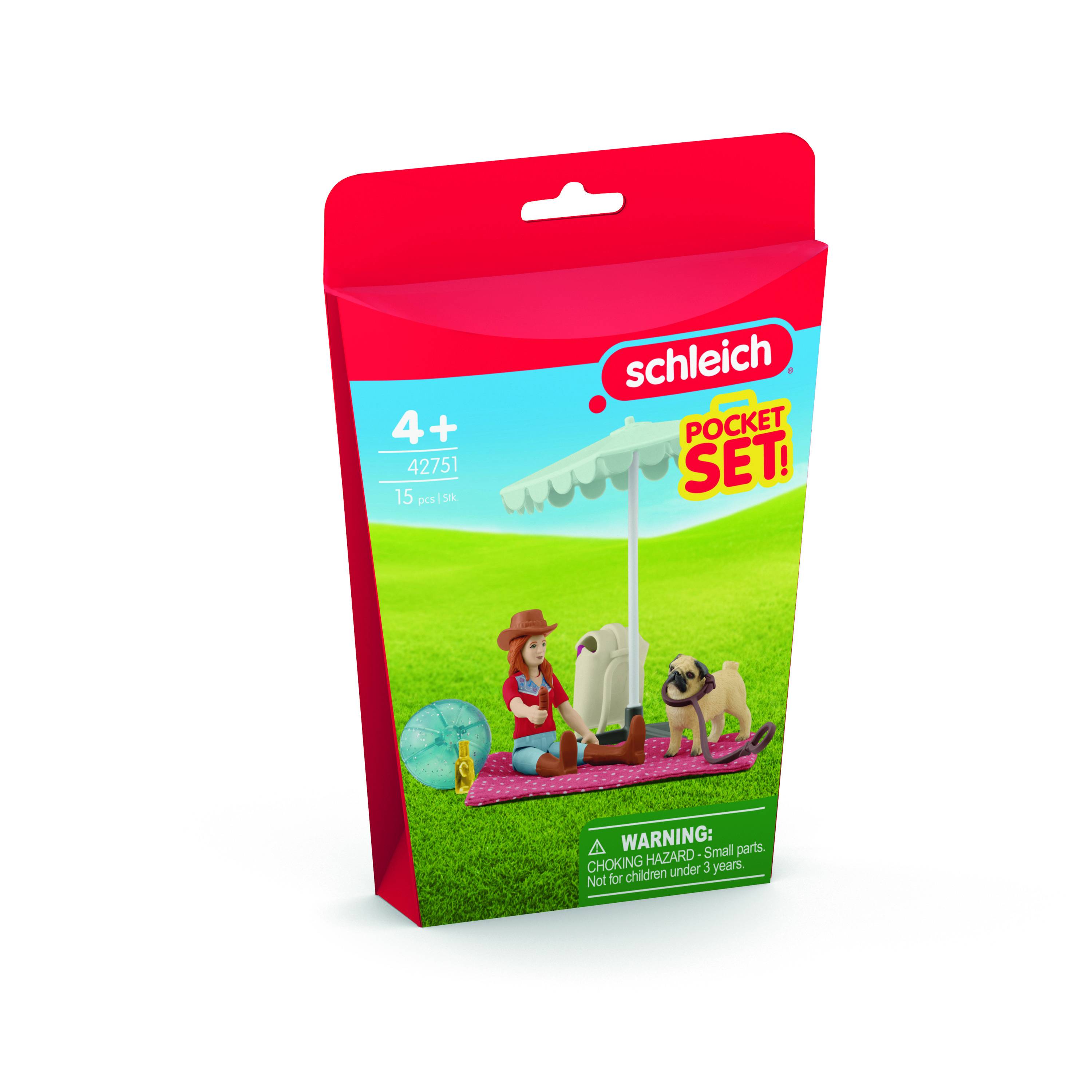 Schleich HORSE CLUB Ausflug zum Badesee, Tier, Horses, Pocket Sets, 5 Jahr(e), Mehrfarbig