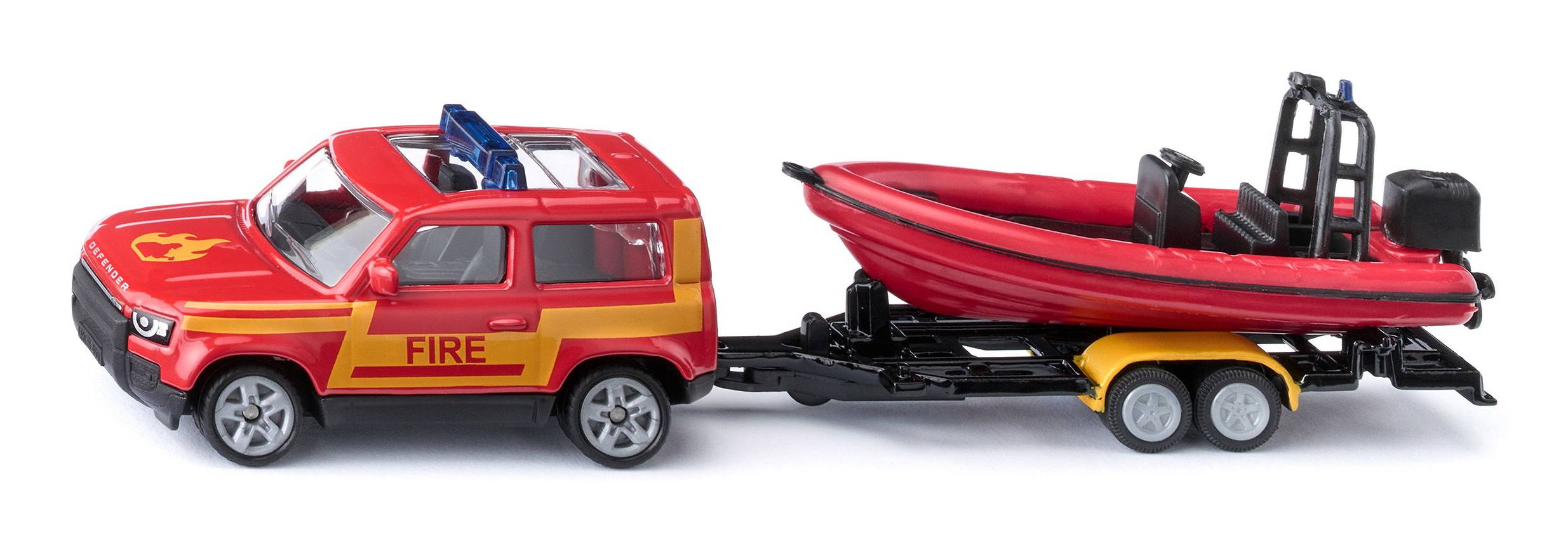 Siku BLISTER Land Rover Defender mit Boot