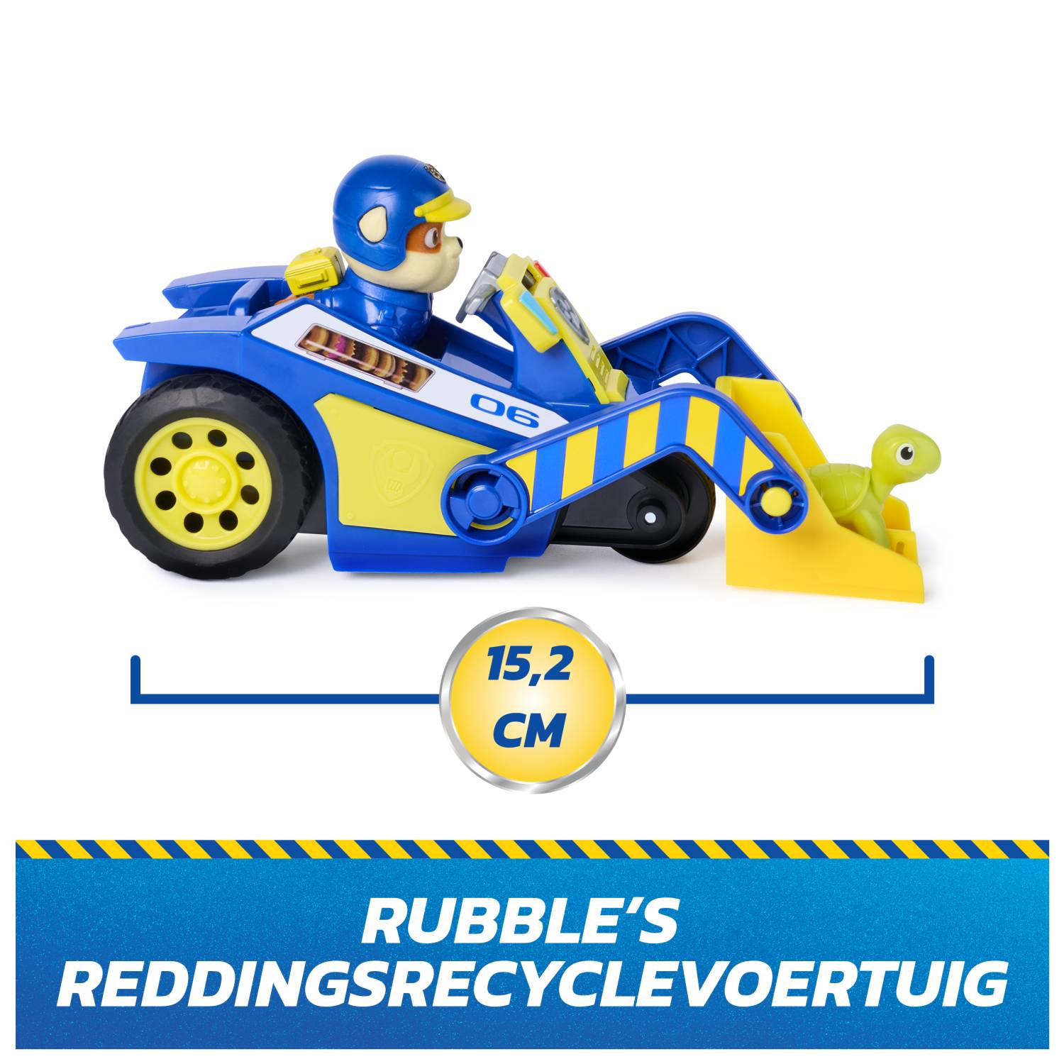 Spin Master PAW Patrol - Search & Rescue: Rubbles Rettungs-Bulldozer mit 2 Figuren, 3 Jahr(e), Mehrfarbig