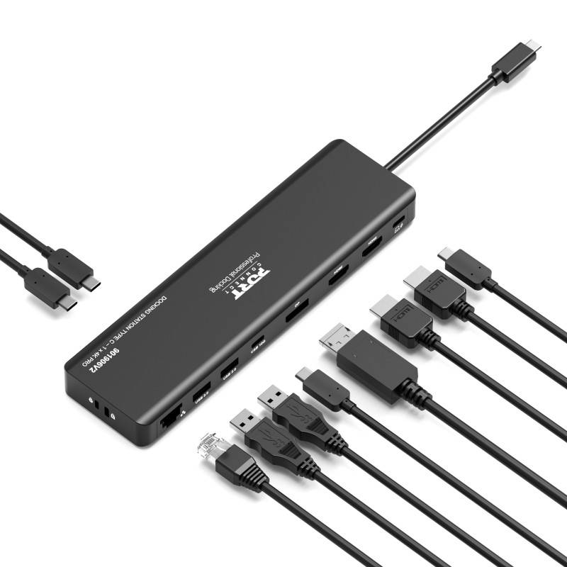 PORT Designs PORT Connect Mobile Dockingstation 1 X 4K USB-C 9 Geräte 100 W, USB Typ-C, DisplayPort,