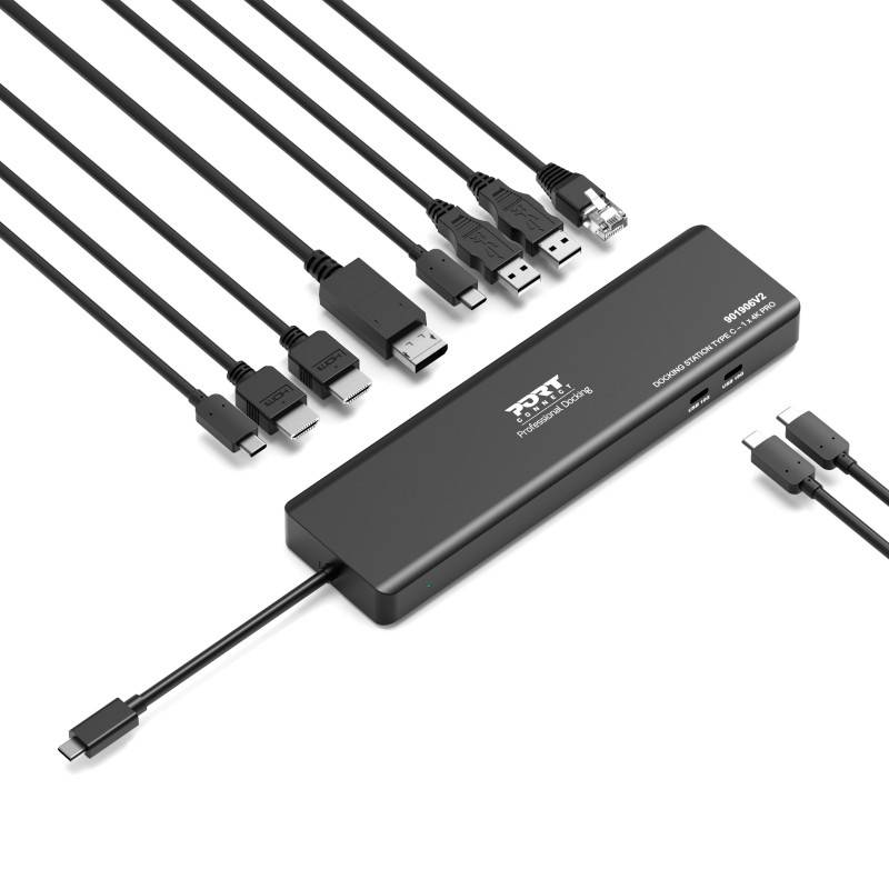 PORT Designs PORT Connect Mobile Dockingstation 1 X 4K USB-C 9 Geräte 100 W, USB Typ-C, DisplayPort,