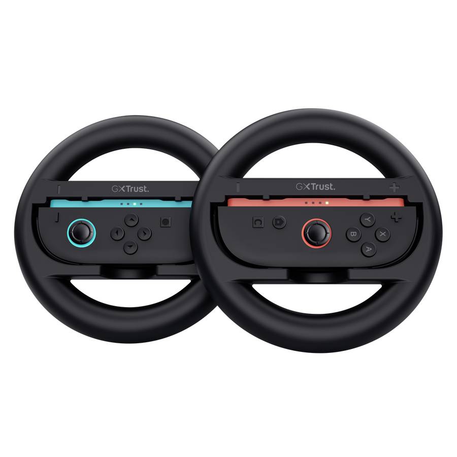 Trust GXT 1257, Nintendo Switch 2, Rennrad, Schwarz, 2 Stück(e), 145 mm, 145 mm