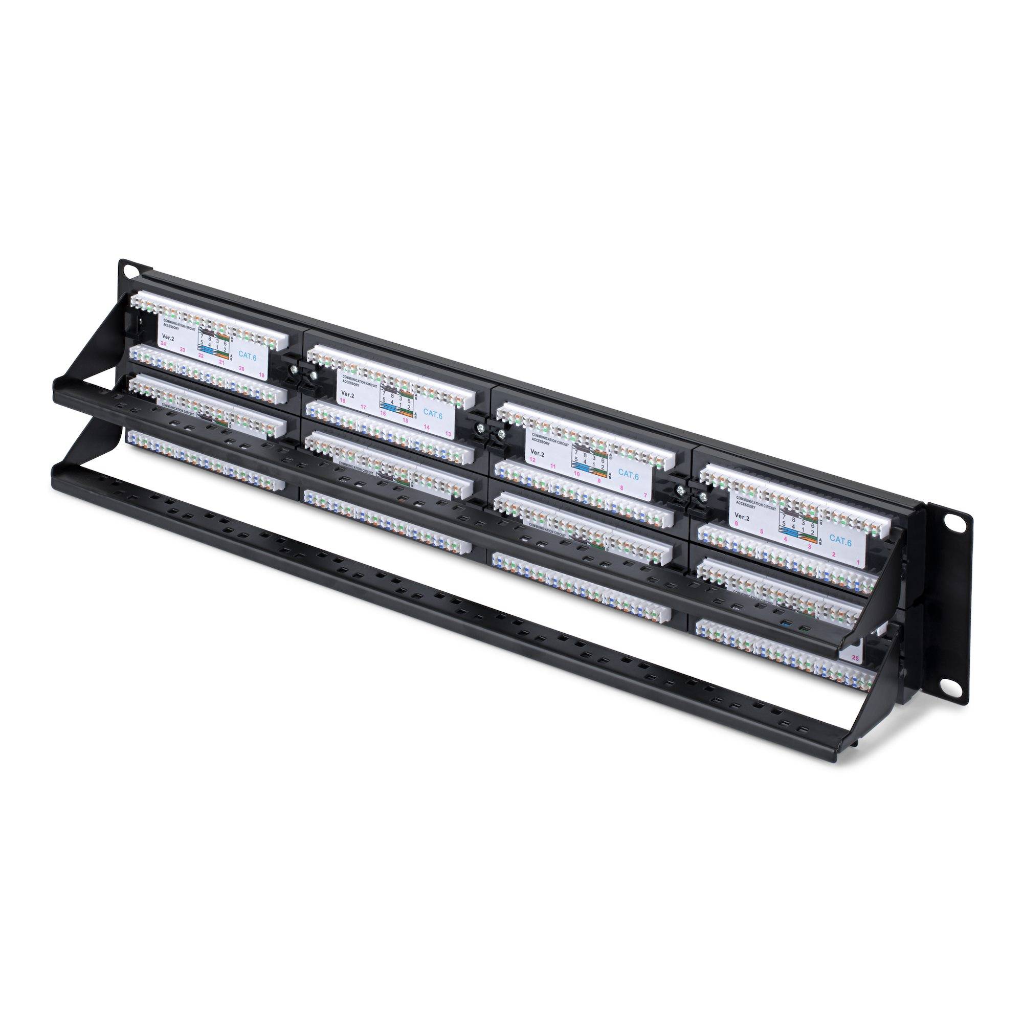 StarTech.com Patch Panel - 110 Abdrückgerät - Rack montierbar - CAT 6 - UTP -