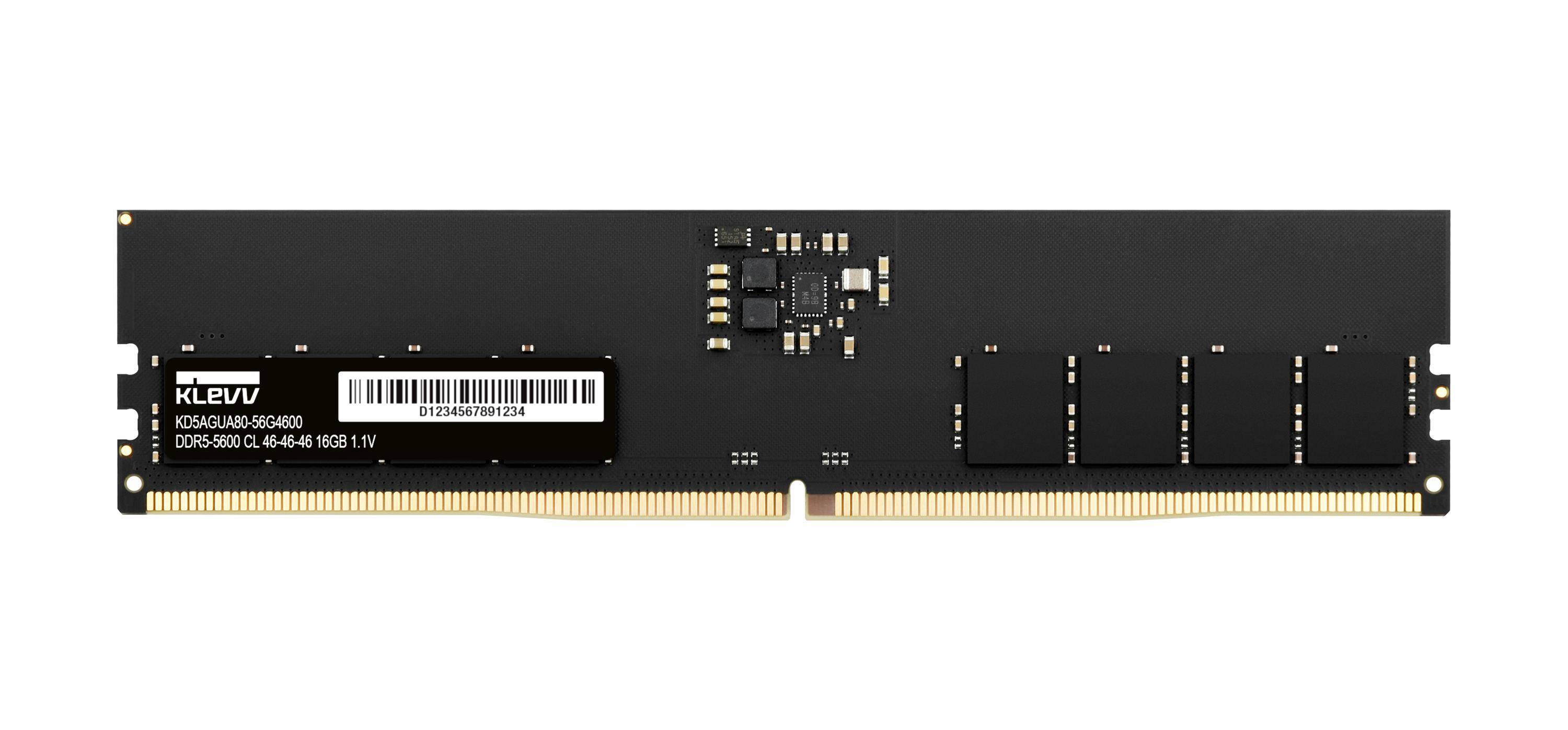 Klevv 16 GB DDR5-RAM PC5600 Klevv CL46 1x16GB TRAY