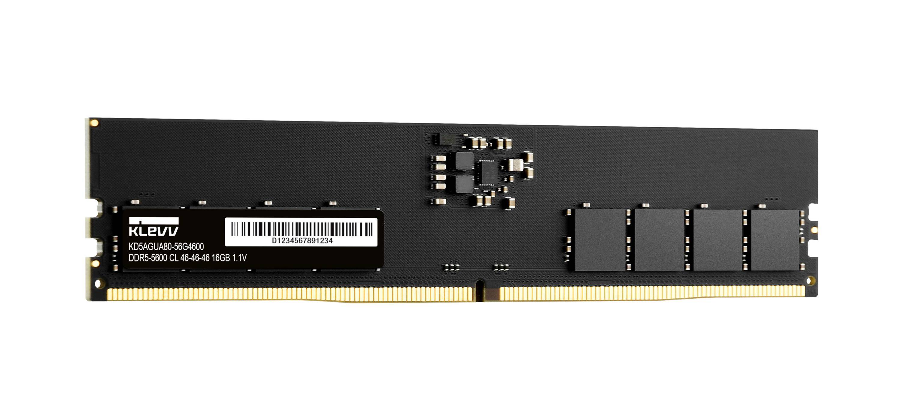 Klevv 16 GB DDR5-RAM PC5600 Klevv CL46 1x16GB TRAY
