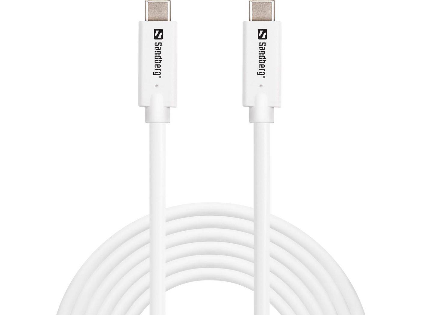 SANDBERG USB-C-C USB 3.2 Gen2 100W 3m Peripheriegeräte & Zubehör Kabel & Adapter - USB &