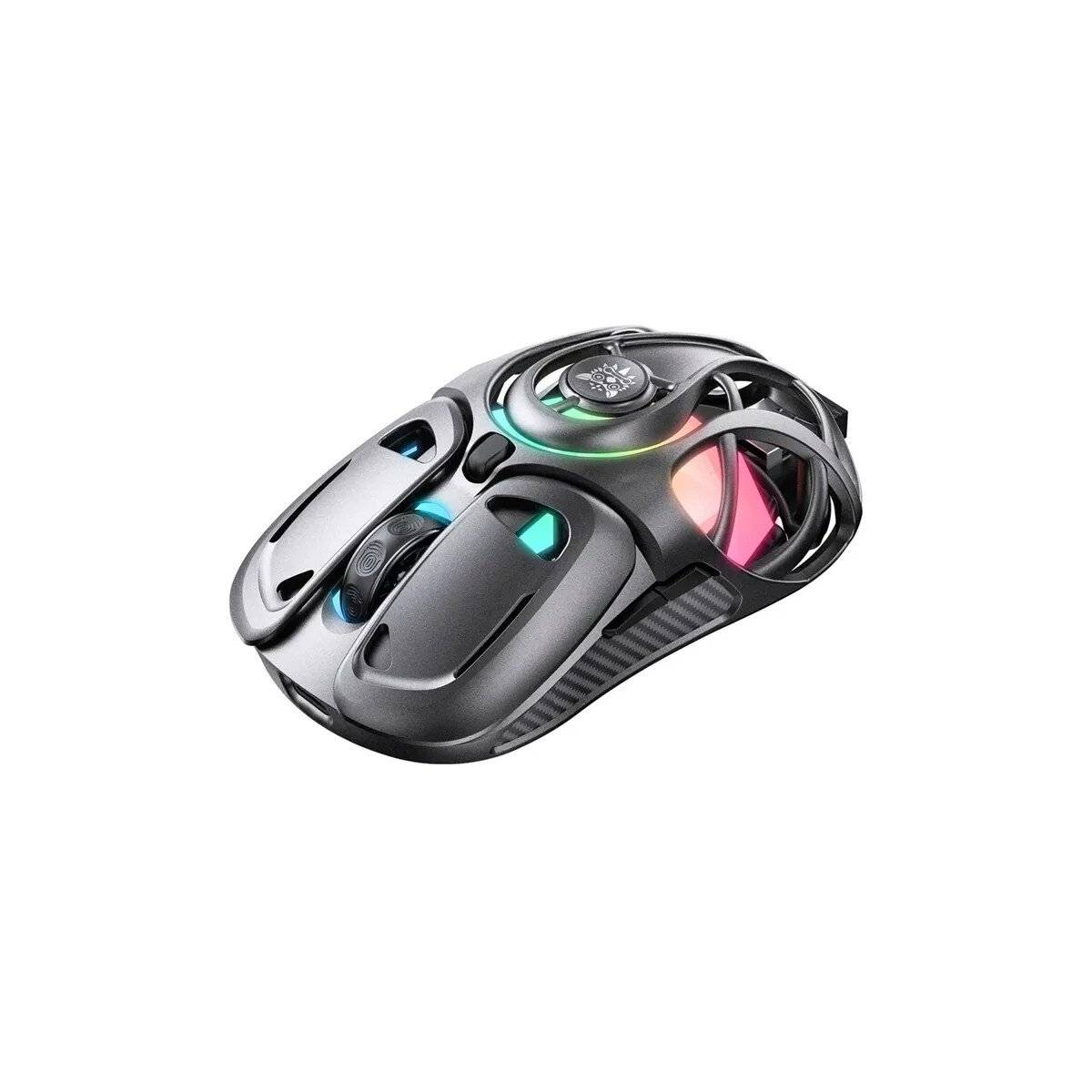 ONIKUMA DM02 Gaming Maus Grau RGB