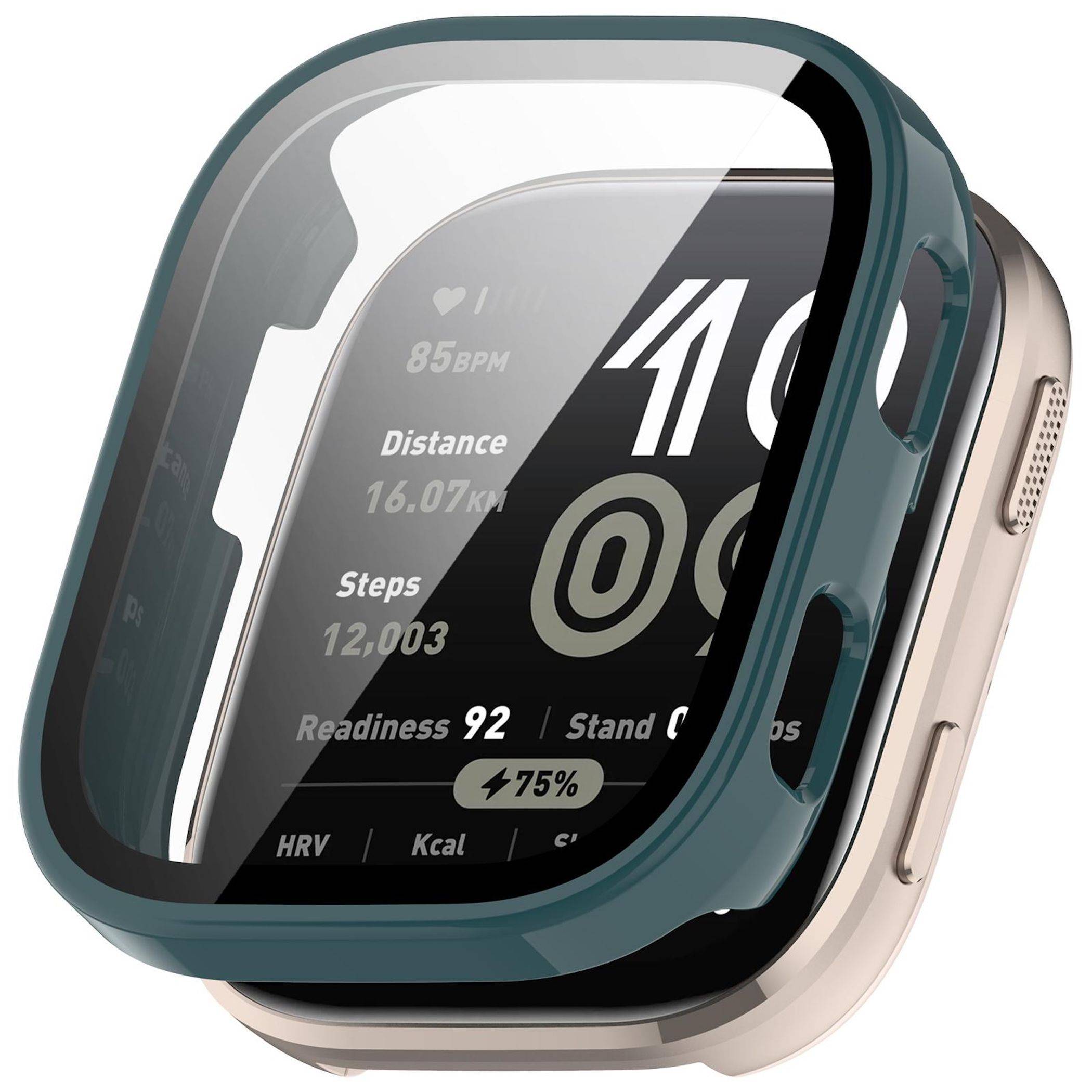 Für Amazfit Bip 6 Kunststoff Watch Schutz Hülle + 9H Hart Glas Grün