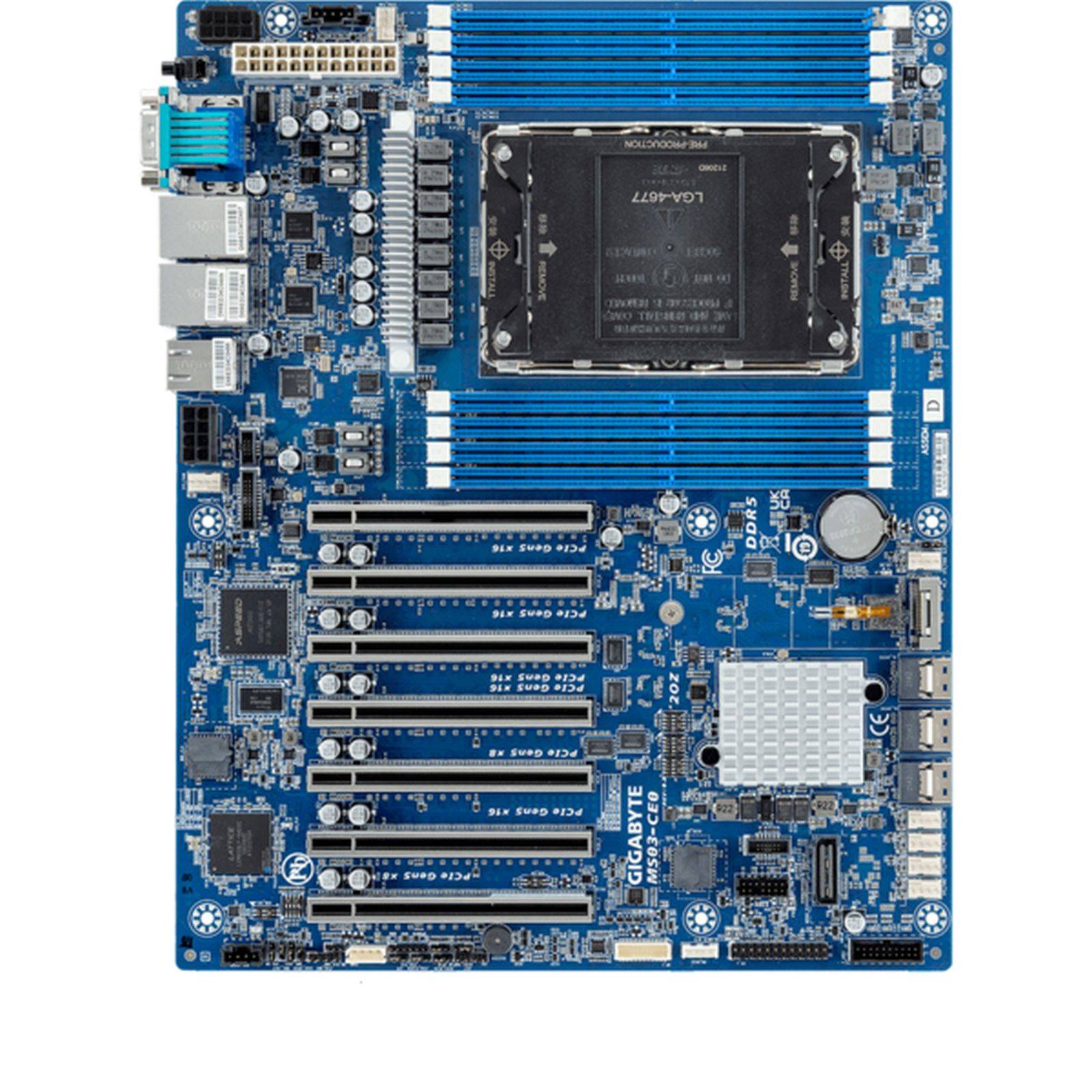 Gigabyte Mainboard ATX Sockel 4677 single DIMM SATA 6 GB/s Gigabit-LAN Grafik VGA PCI