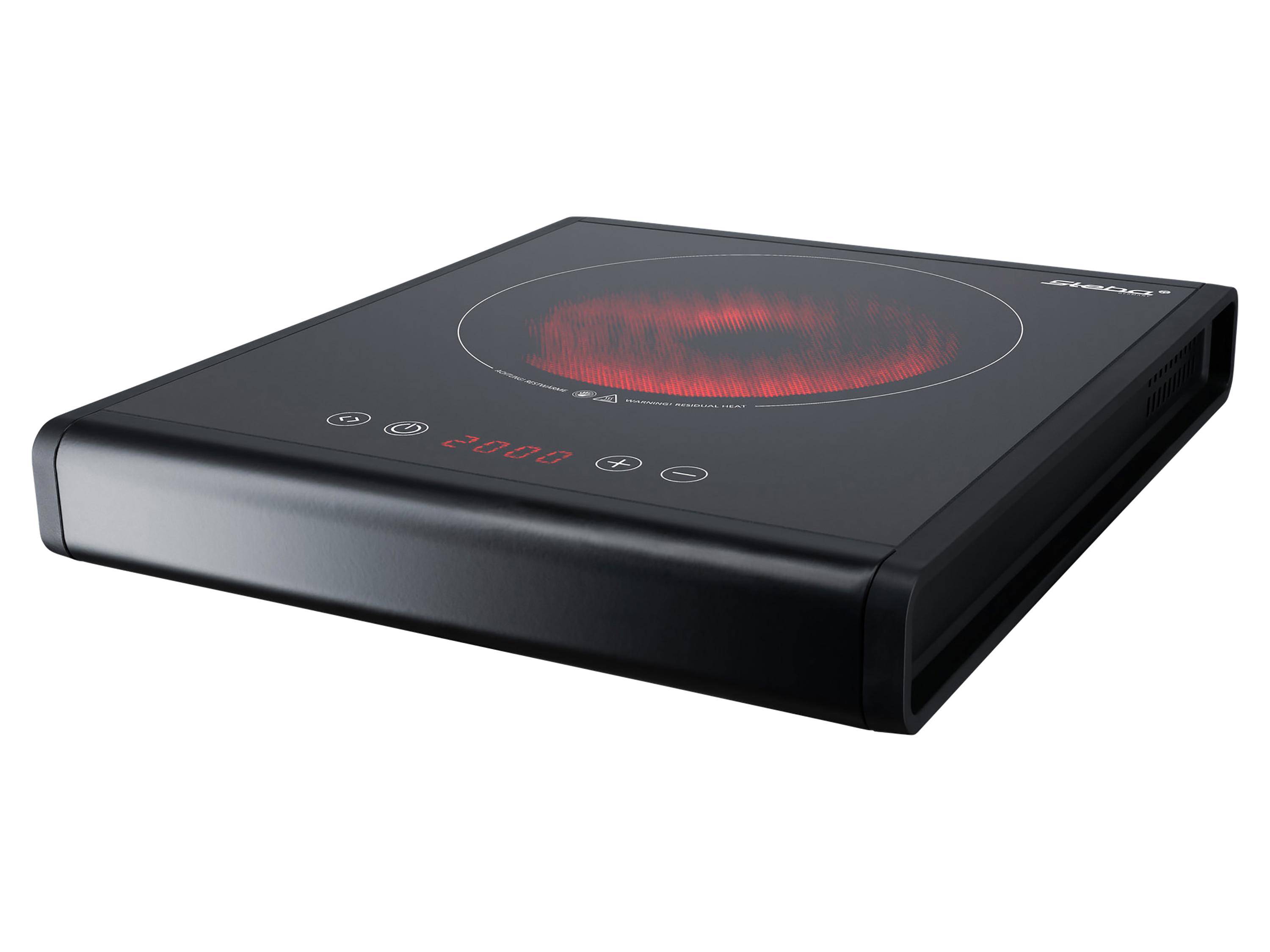 Steba HK 25 Einzelkochplatte Ceran 2000W 18,5cm Touch Control Hausgeräte Kleingeräte Backen Toast