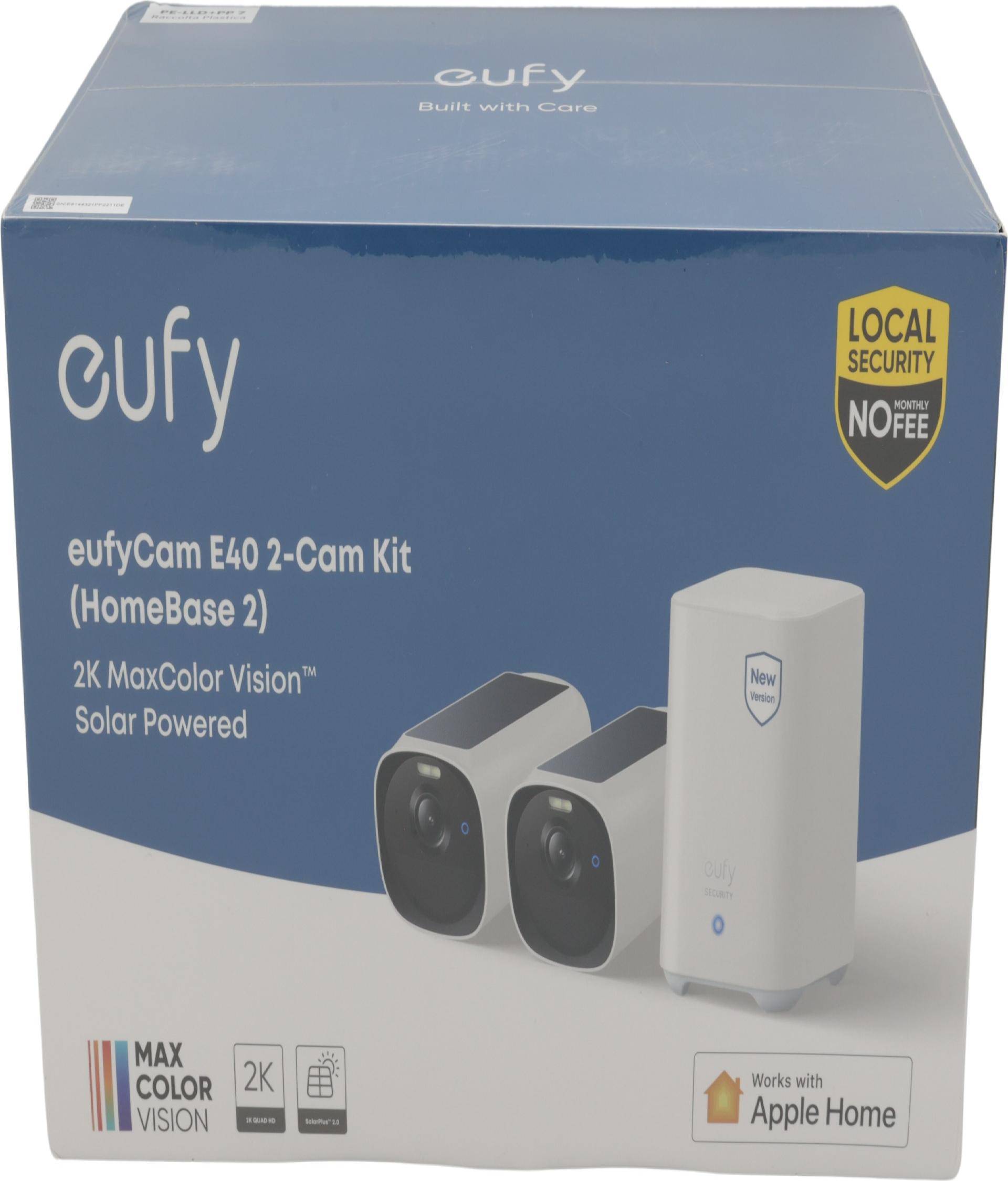 EUFY EufyCam E40 - Netzwerk-Überwachungskamera - weatherproof / dust resistant / UV resistant / water resistant - Farbe (Tag&Nacht)