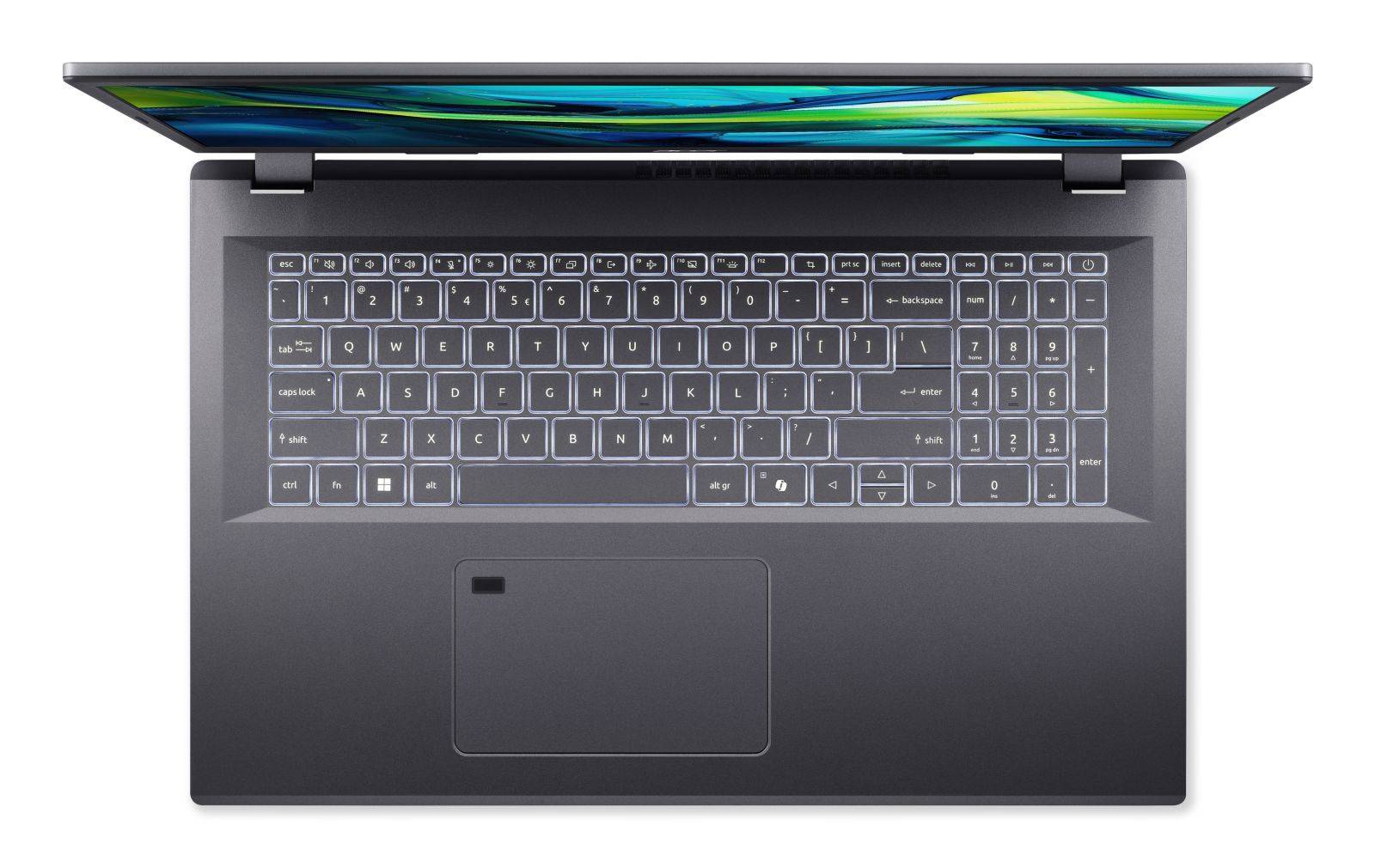 Acer Aspire 17 A17-51M - Intel Core 7 150U / 1.8 GHz - Win 11 Home - Intel Graphics - 16 GB RAM - 512 GB SSD NVMe - 43.9