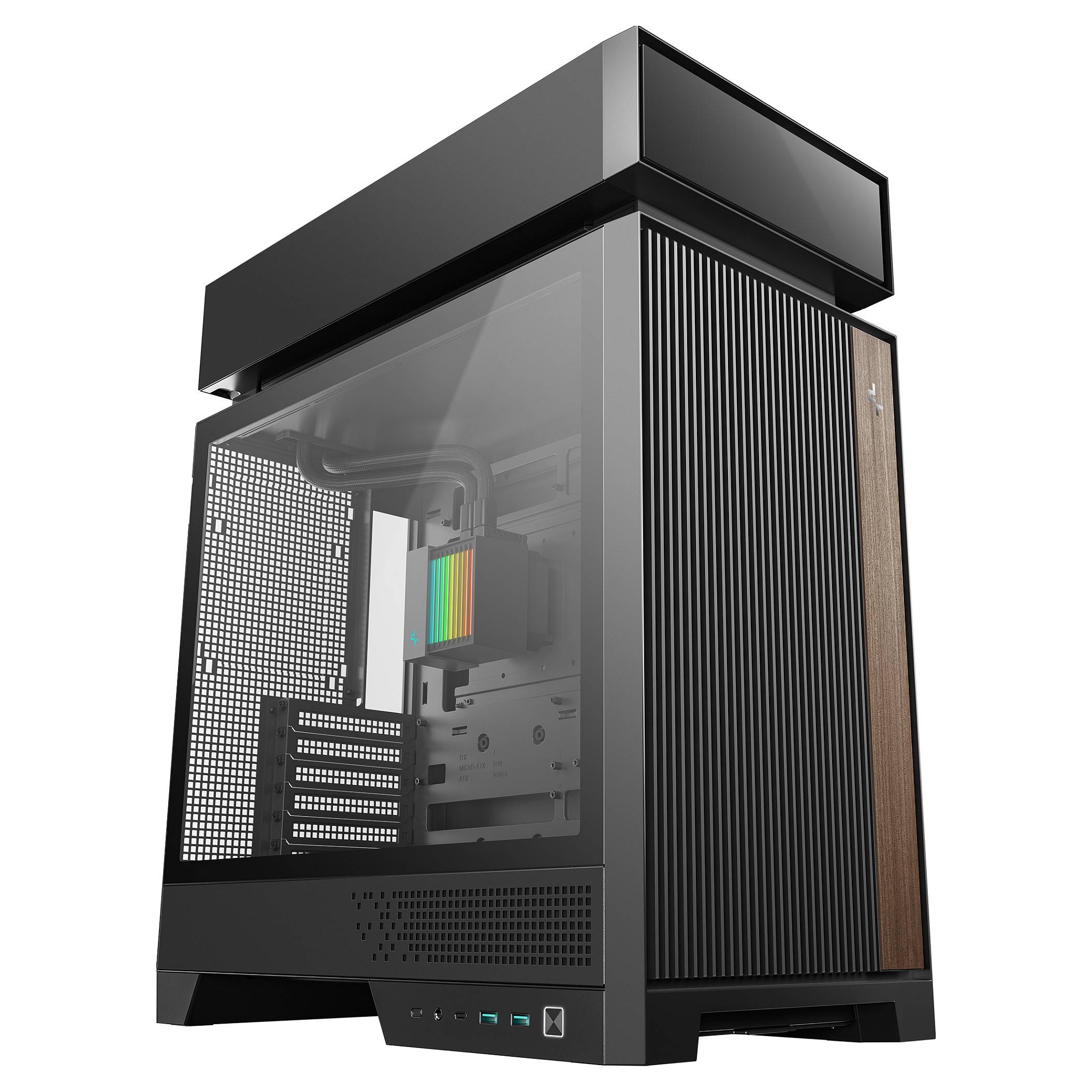 DeepCool CL6600 | PC-GehäuseMidi-Tower für Mini-ITX, microATX, ATX Mainboards /