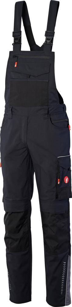 D-Latzhose Performance schwarz/grau Gr. 34 FORTIS
