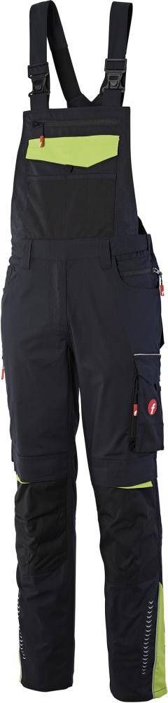 D-Latzhose Performance schwarz/lime Gr. 38 FORTIS