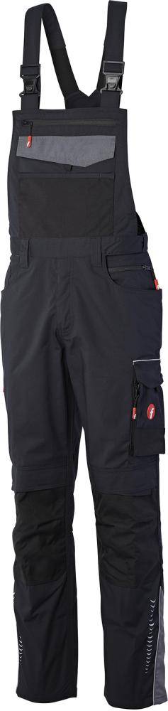 H-Latzhose Performance schwarz/grau Gr. 102 FORTIS