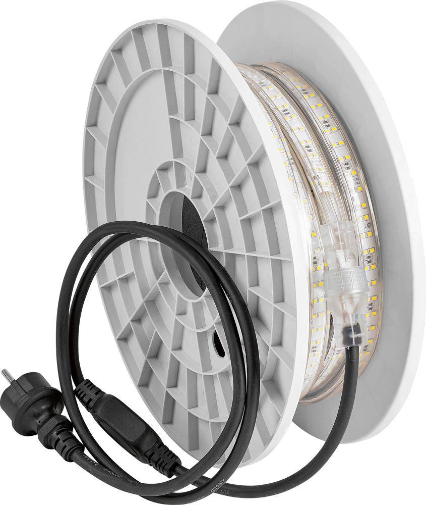 Lichtschlauch 20m 160W Flex Line LED 13.260Lm Farbtemperatur: 4000 K Serielle Lampenverbindung