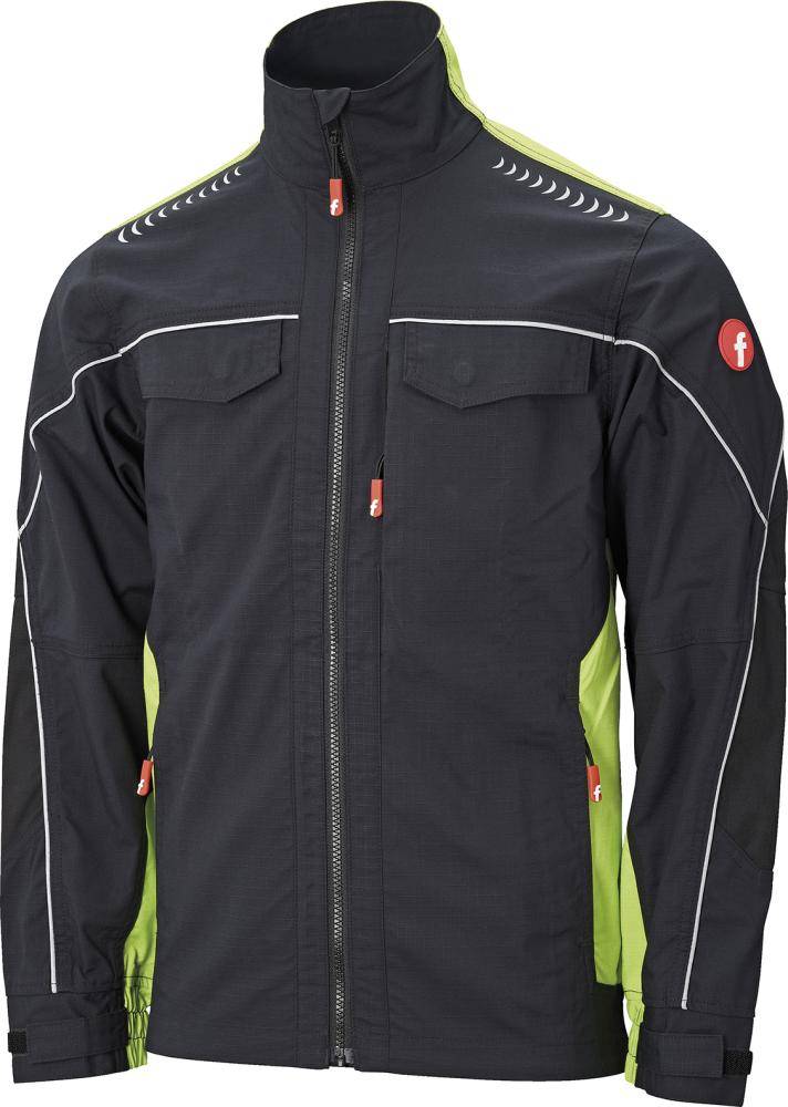Jacke Performance schwarz/lime Gr. XS FORTIS