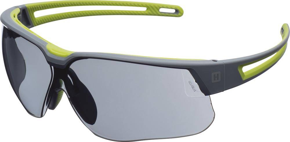Brille AVATAR+, grau, Bügel schwarz/gelb Honeywell