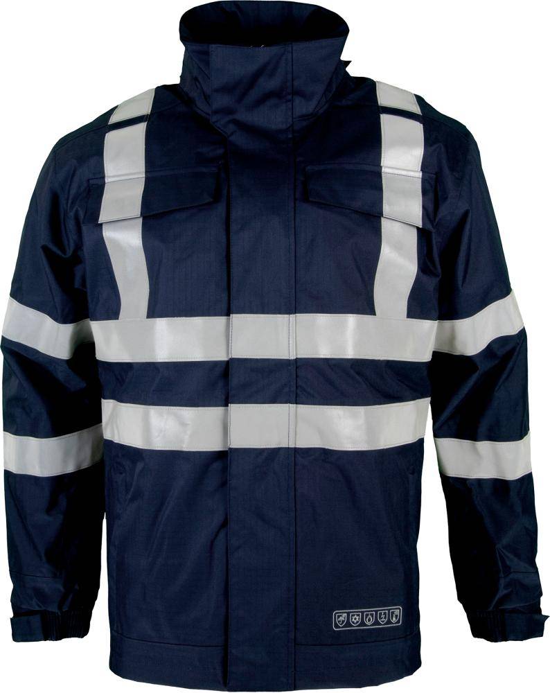 Multinorm-Parka 3850B blau, Reflex, Gr.XL Gr.XL