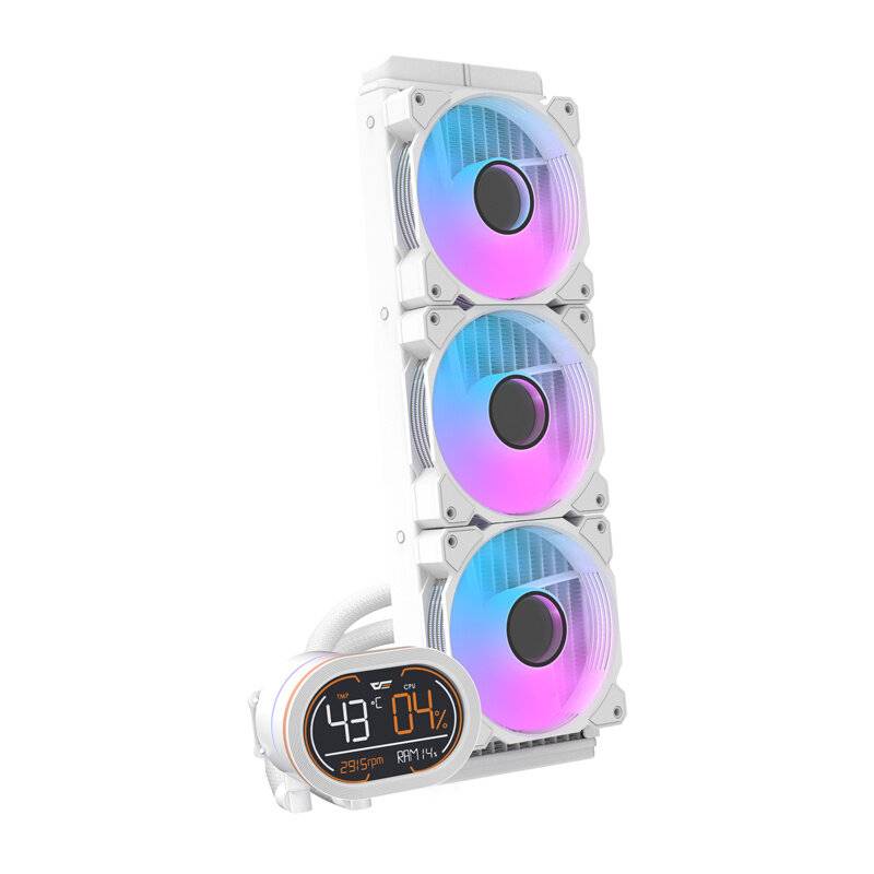 DARKFLASH - DH360D White v2 - Wasserkühlung für den Darkflash DH360D-Prozessor (weiß)