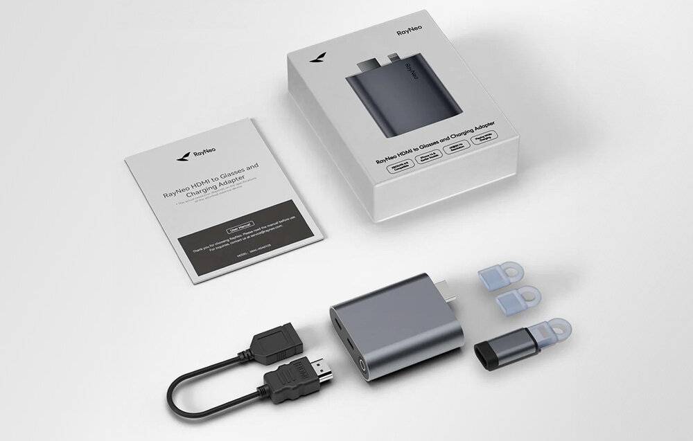 HDMI-auf-USB-C-Adapter zum Aufladen der AR RayNeo-Brille
