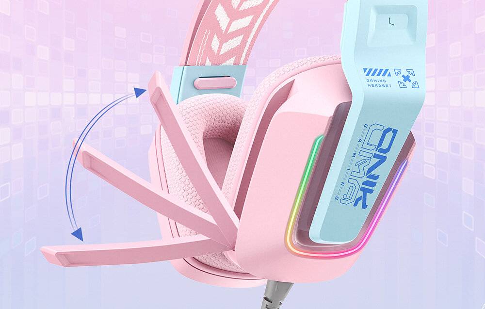 ONIKUMA X13 Gaming-Kopfhörer (rosa)